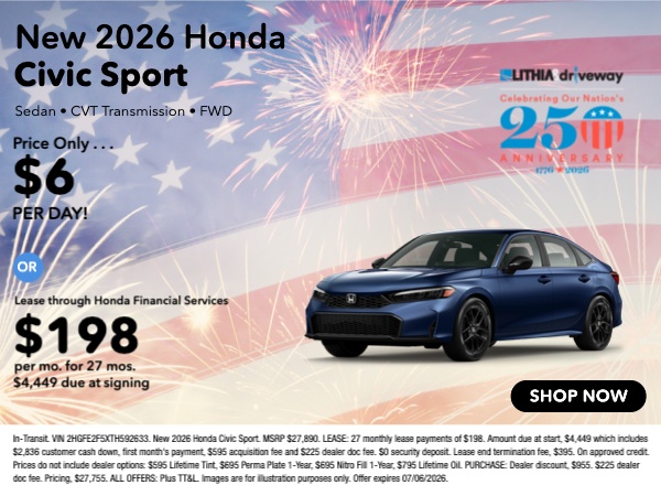 New Honda Specials & Lease Deals in San Antonio, TX